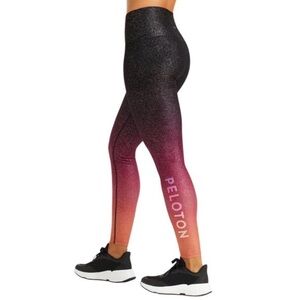 Peloton X WITH Wear It To Heart Glitter Ombre Leggings sz S